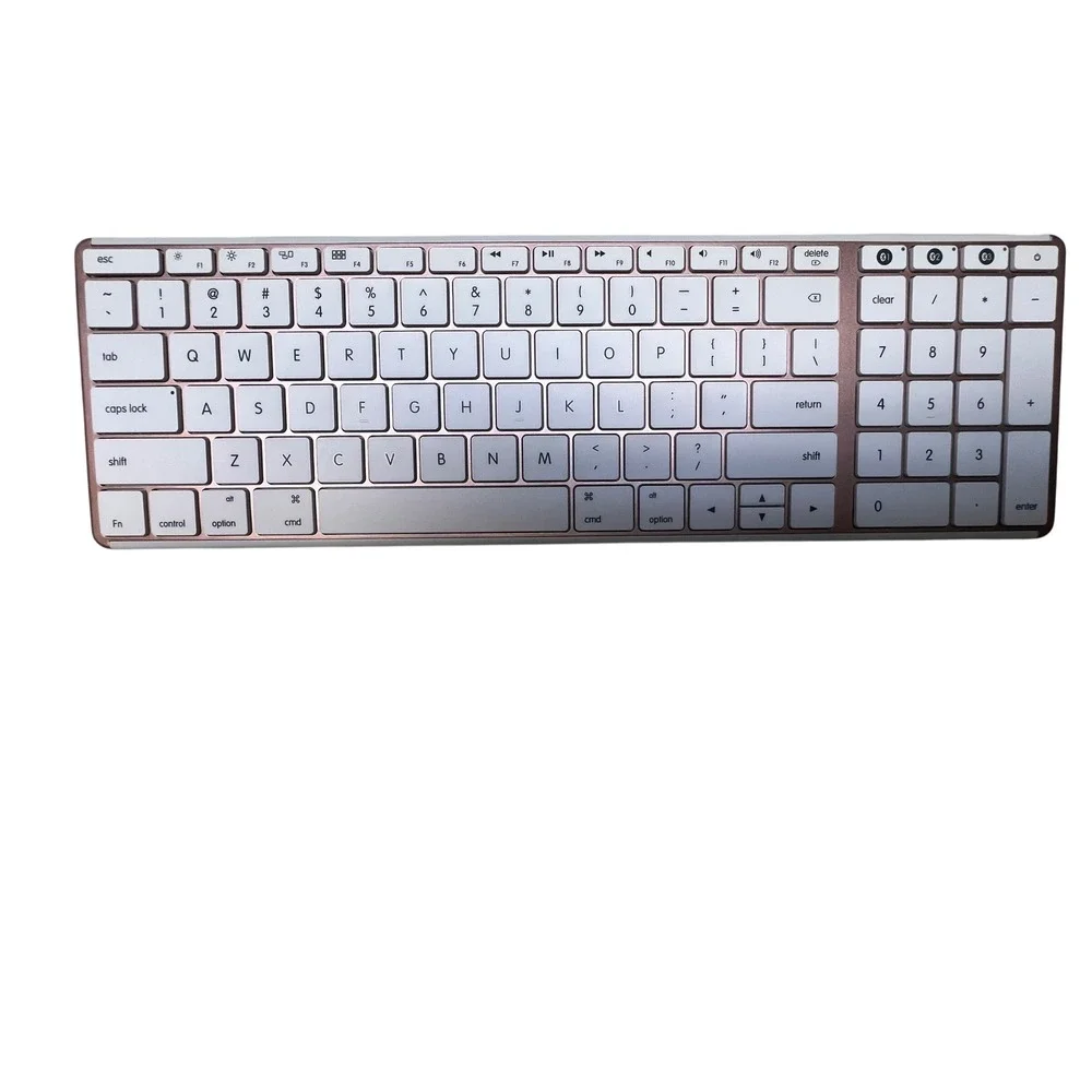 Seenda Bluetooth Keyboard Mouse Combo Rose Gold Mac iPad Ultra Slim Office New